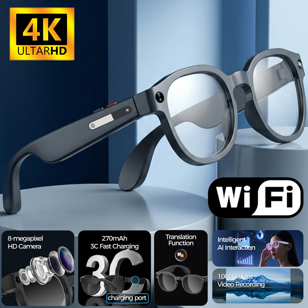 Smart Glasses Lens - Умные очки с ИИ 2026: ИИ-перевод,