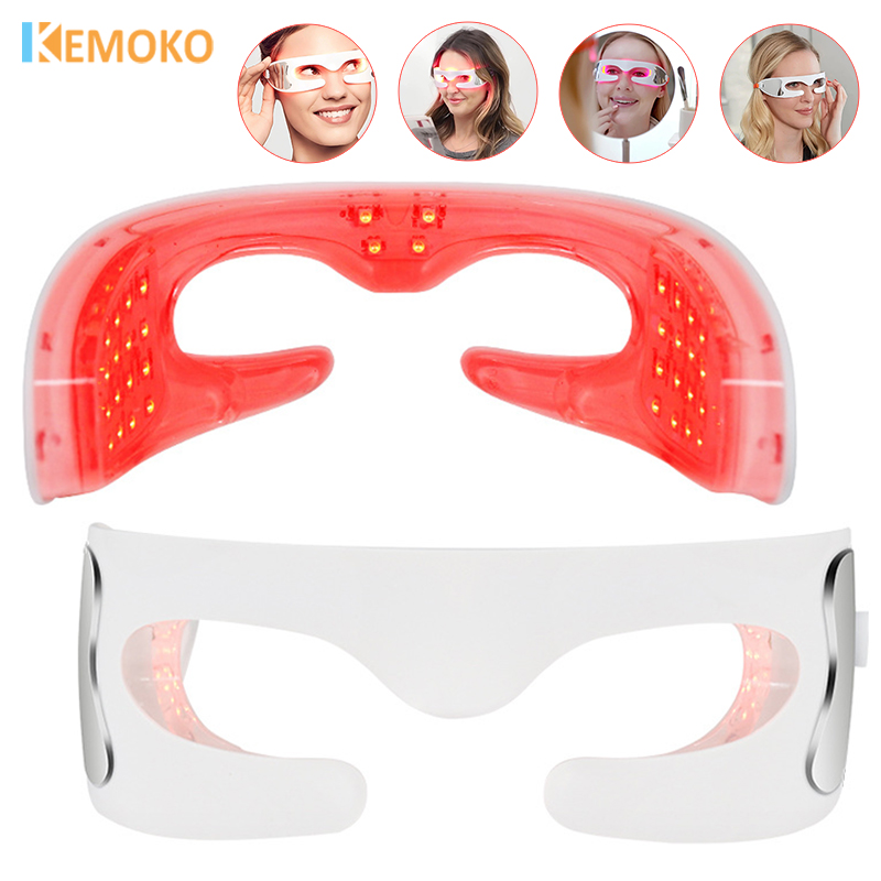 Light Therapy Glasses - Терафический массажер для глаз с красным
