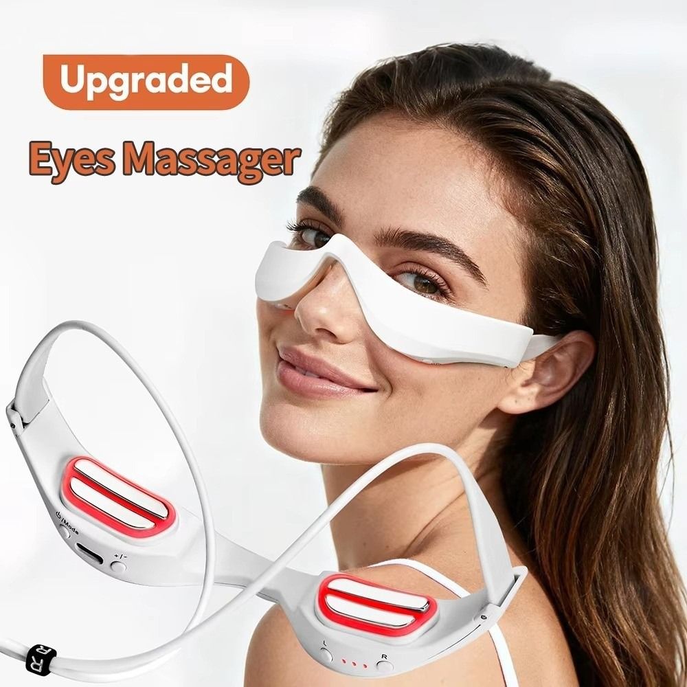 Light Therapy Glasses - 3D-массажер для глаз с красной светотерапией,