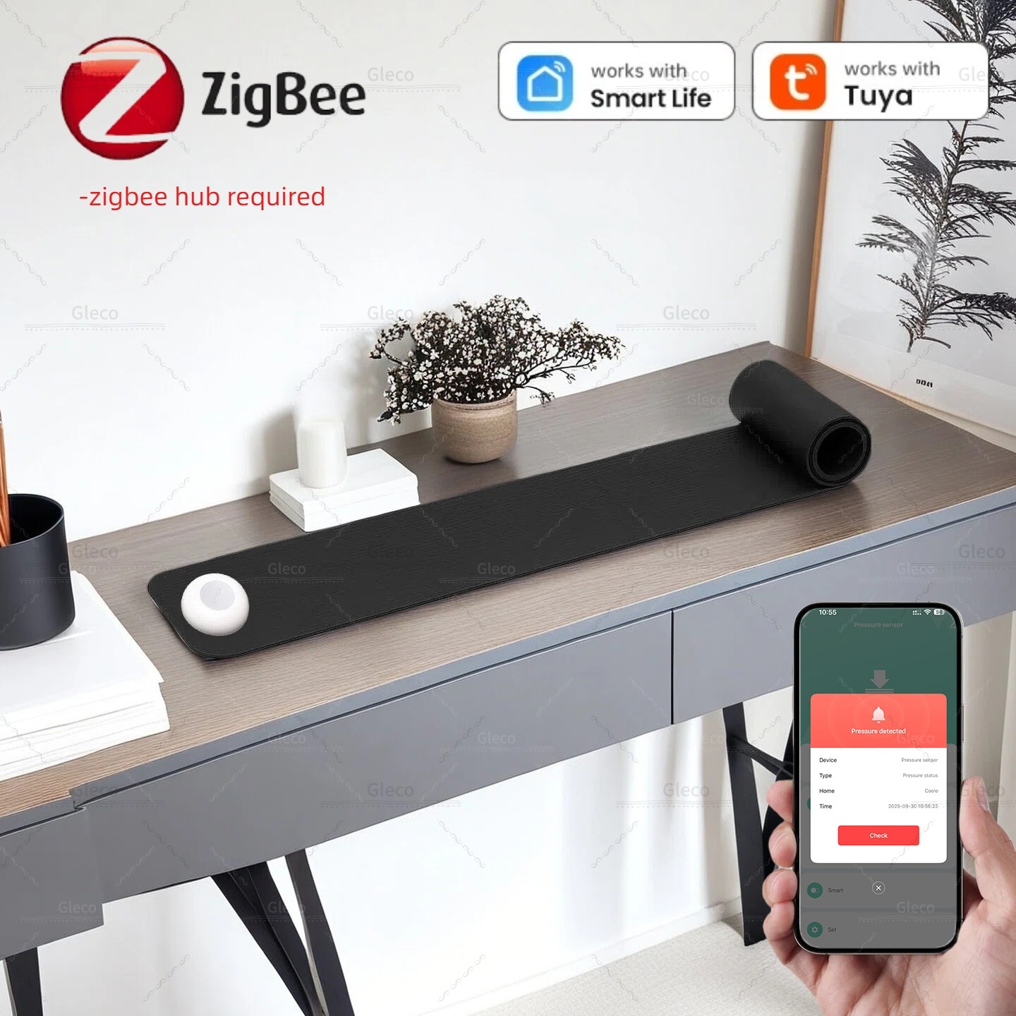 Smart Insole Pressure - Датчик давления Zigbee, детектор гравитации, питание