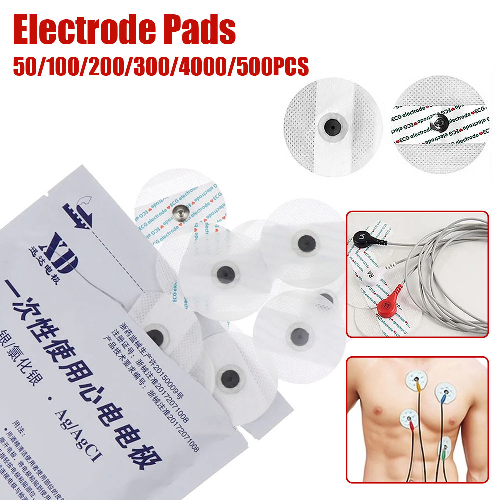 Ecg Patch Monitor - 50-500 шт. одноразовые электродные пластыри, аксессуары