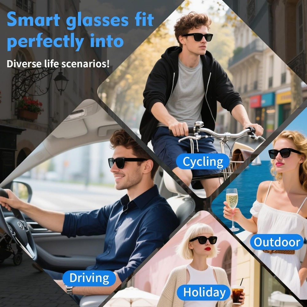 Умные очки с 8-мегапиксельной  – обзор и цена Smart Glasses Lens