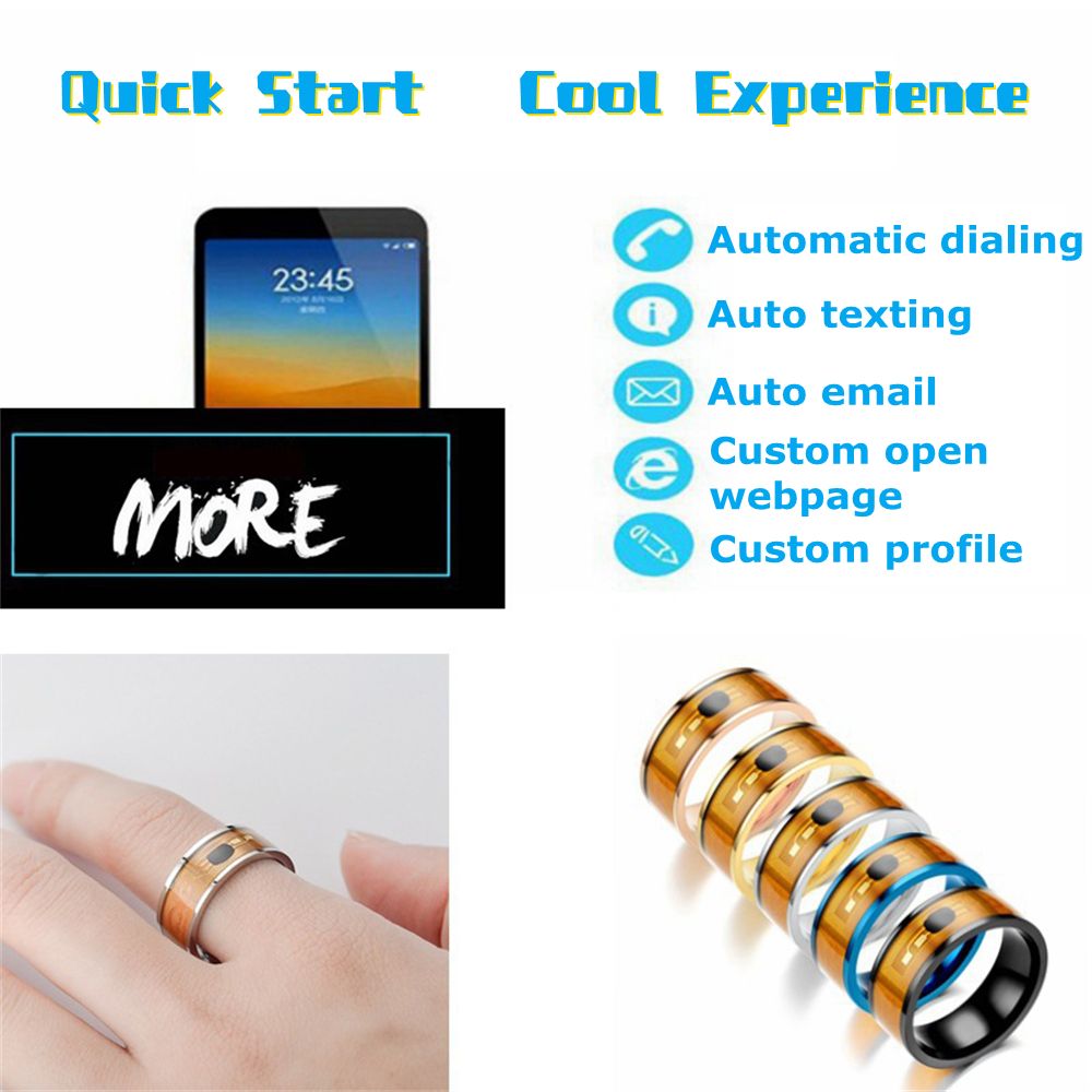 Модная технология Многофункцио – обзор и цена Smart Ring Nfc Pay