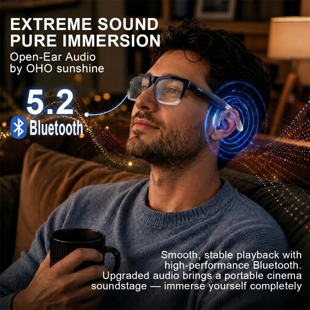 Умные AI-очки с Bluetooth-ауди – обзор и цена Smart Glasses Lens