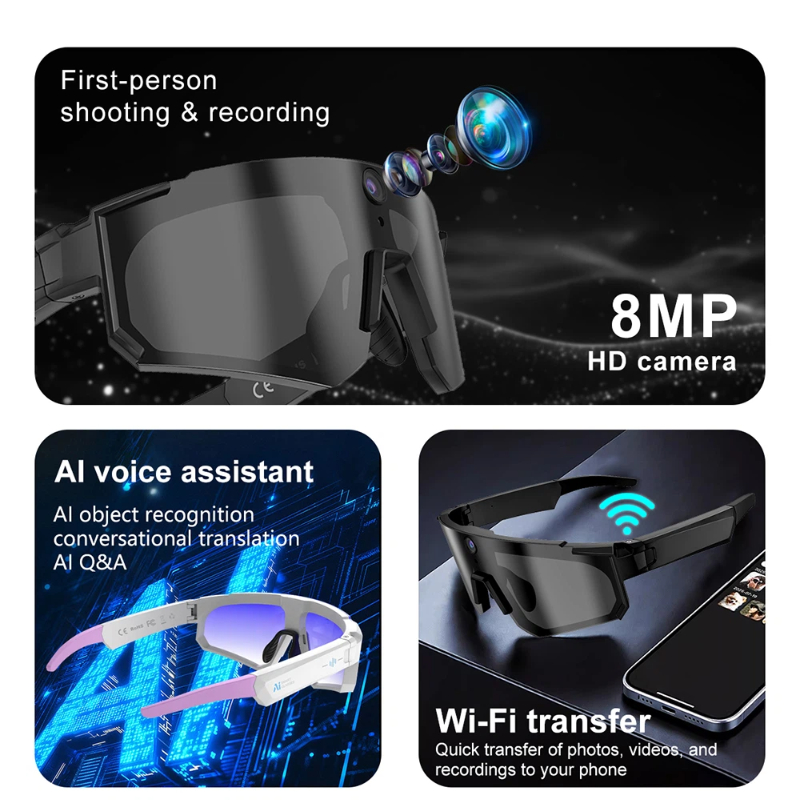 Умные очки Oneplus Al с поддер – обзор и цена Smart Glasses Lens