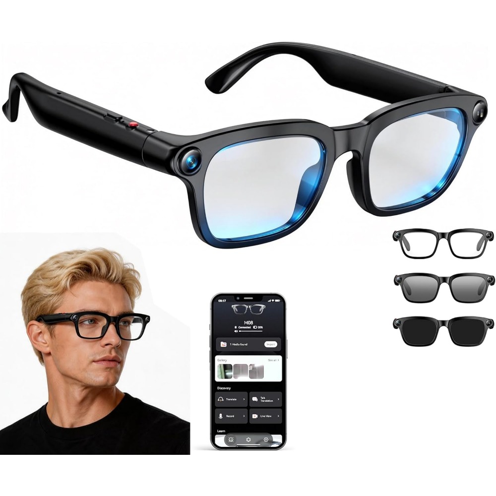 Умные очки: видео 4K, солнцеза – обзор и цена Smart Glasses Lens