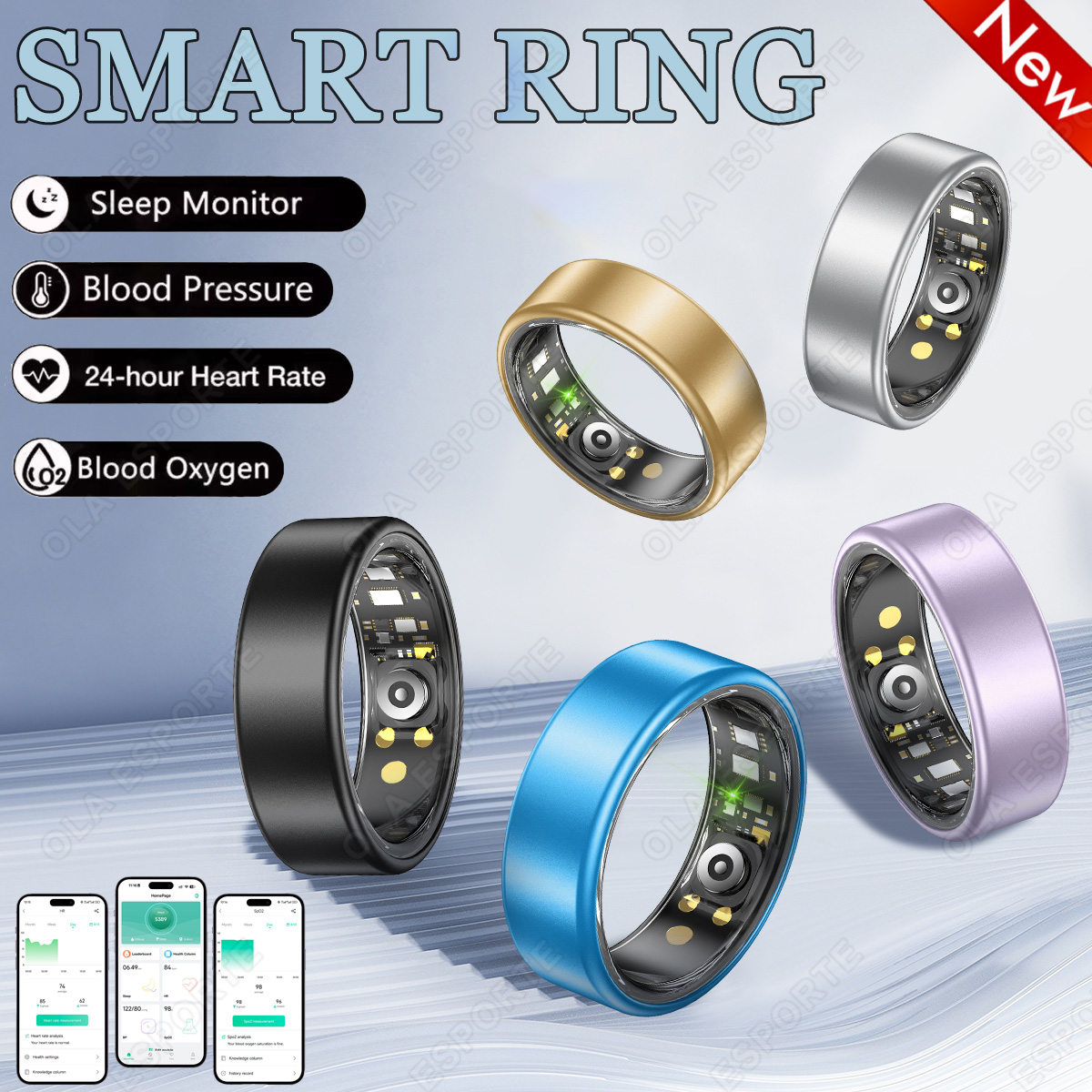 Новое умное кольцо R09 для муж – обзор и цена Temperature Ring Skin