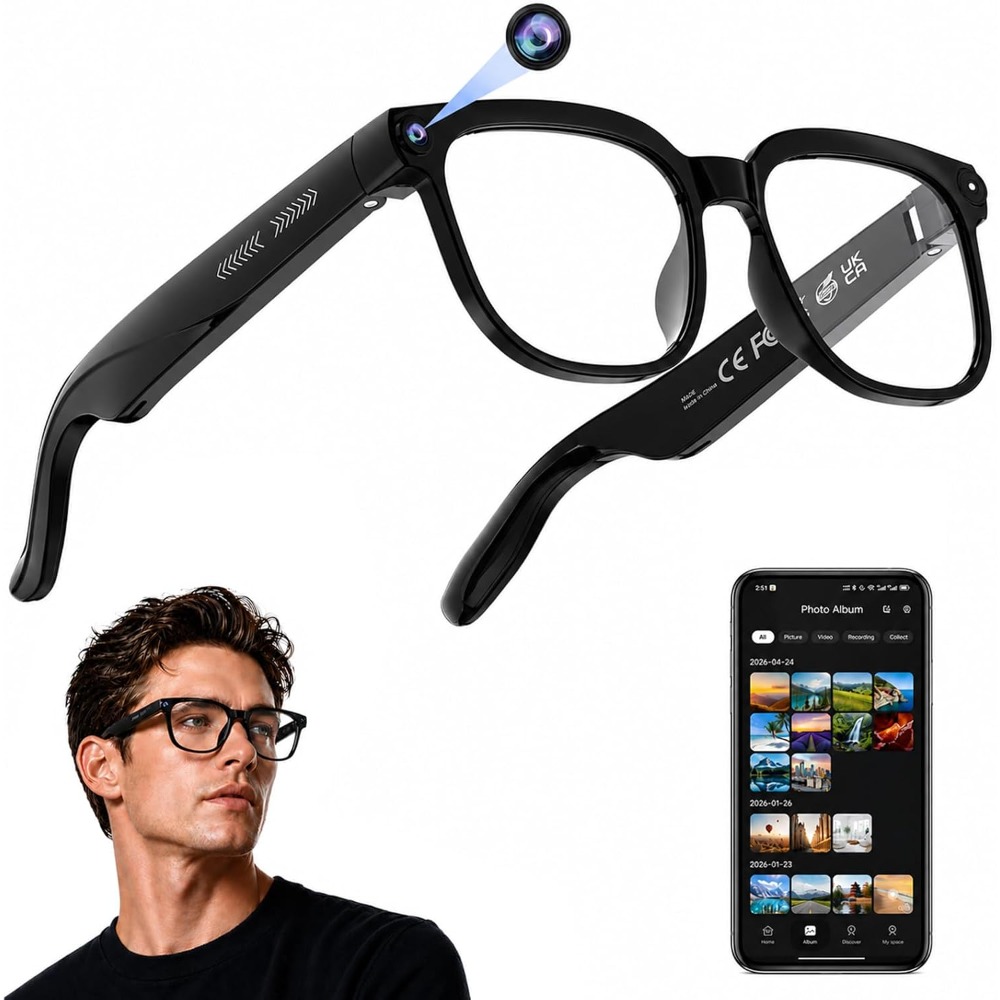 Умные очки для путешествий: 4K – обзор и цена Smart Glasses Lens