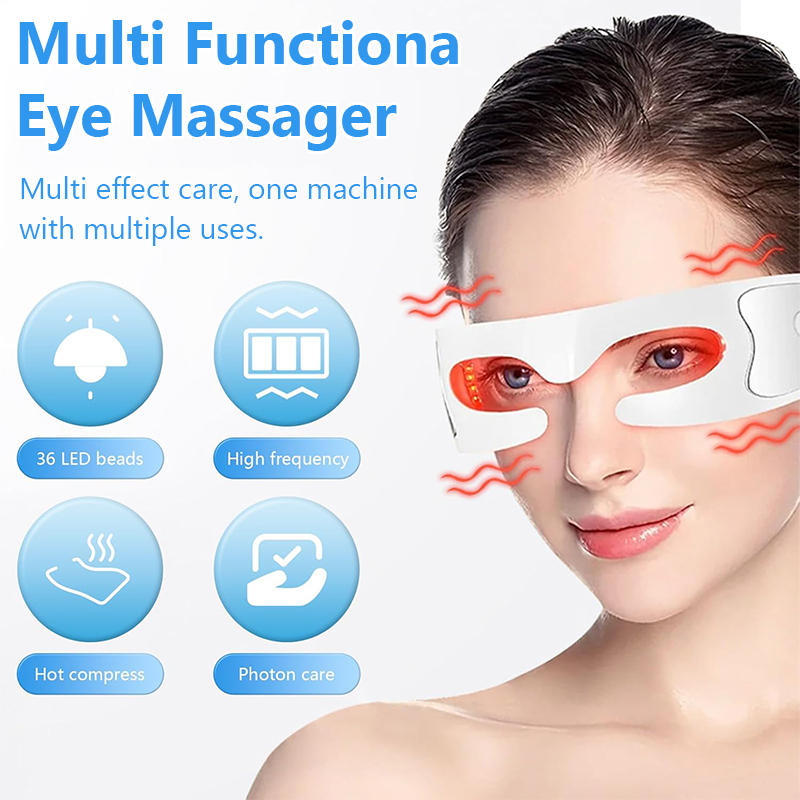 Терафический массажер для глаз – обзор и цена Light Therapy Glasses