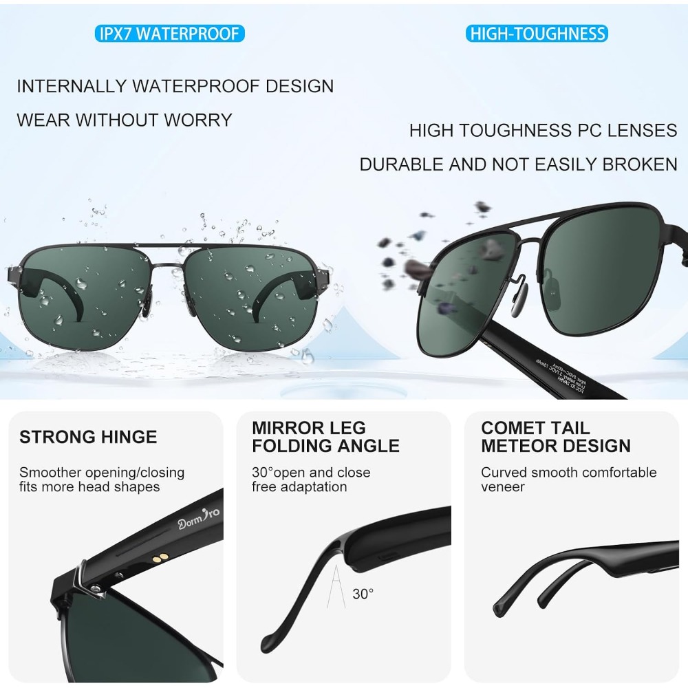 Мужские умные очки с 12-часовы – обзор и цена Smart Glasses Lens