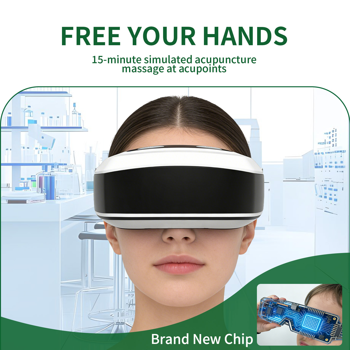 Новый электрический массажер д – обзор и цена Light Therapy Glasses