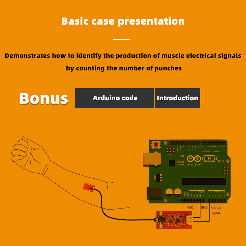 Сухой электрод, датчик EMG, эл – обзор и цена Muscle Sensor Emg