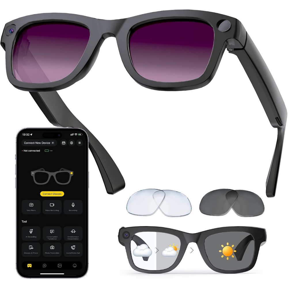 Умные очки с AI-переводом, Blu – обзор и цена Smart Glasses Lens