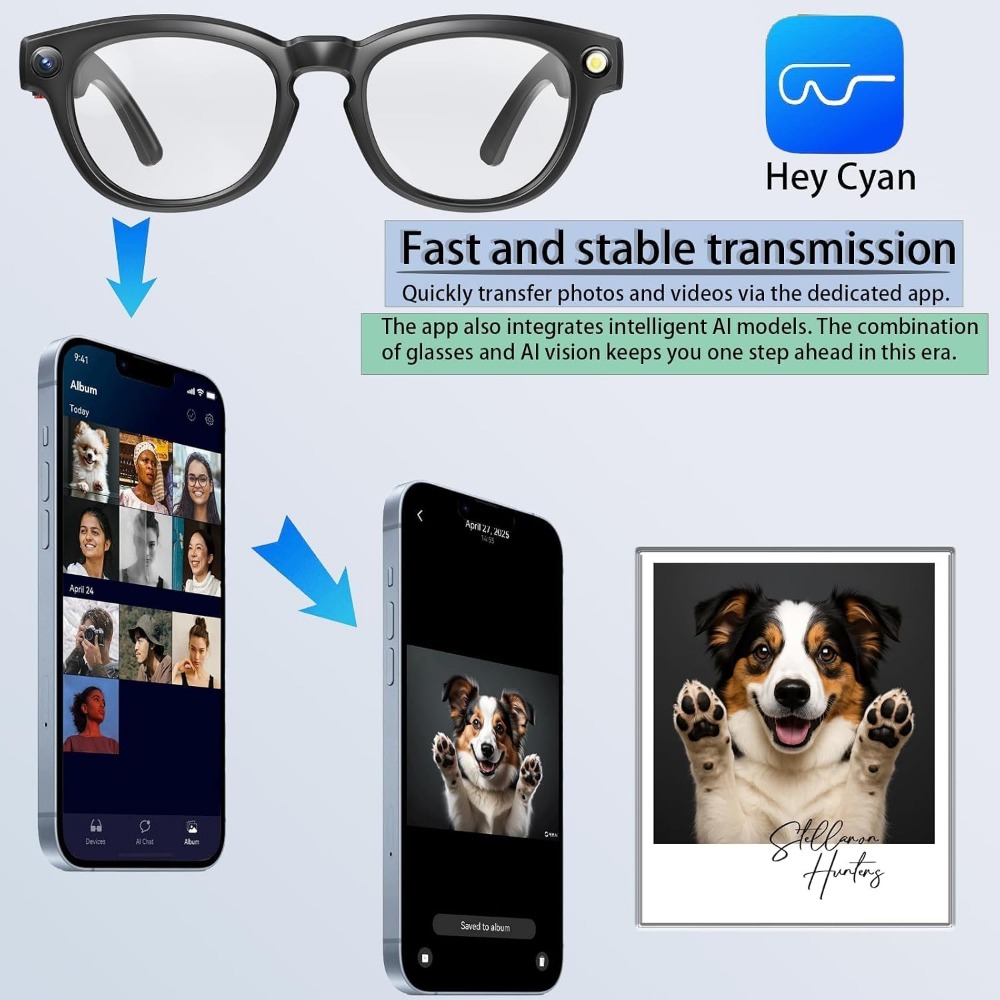 Умные очки: камера 4K, Bluetoo – обзор и цена Smart Glasses Lens
