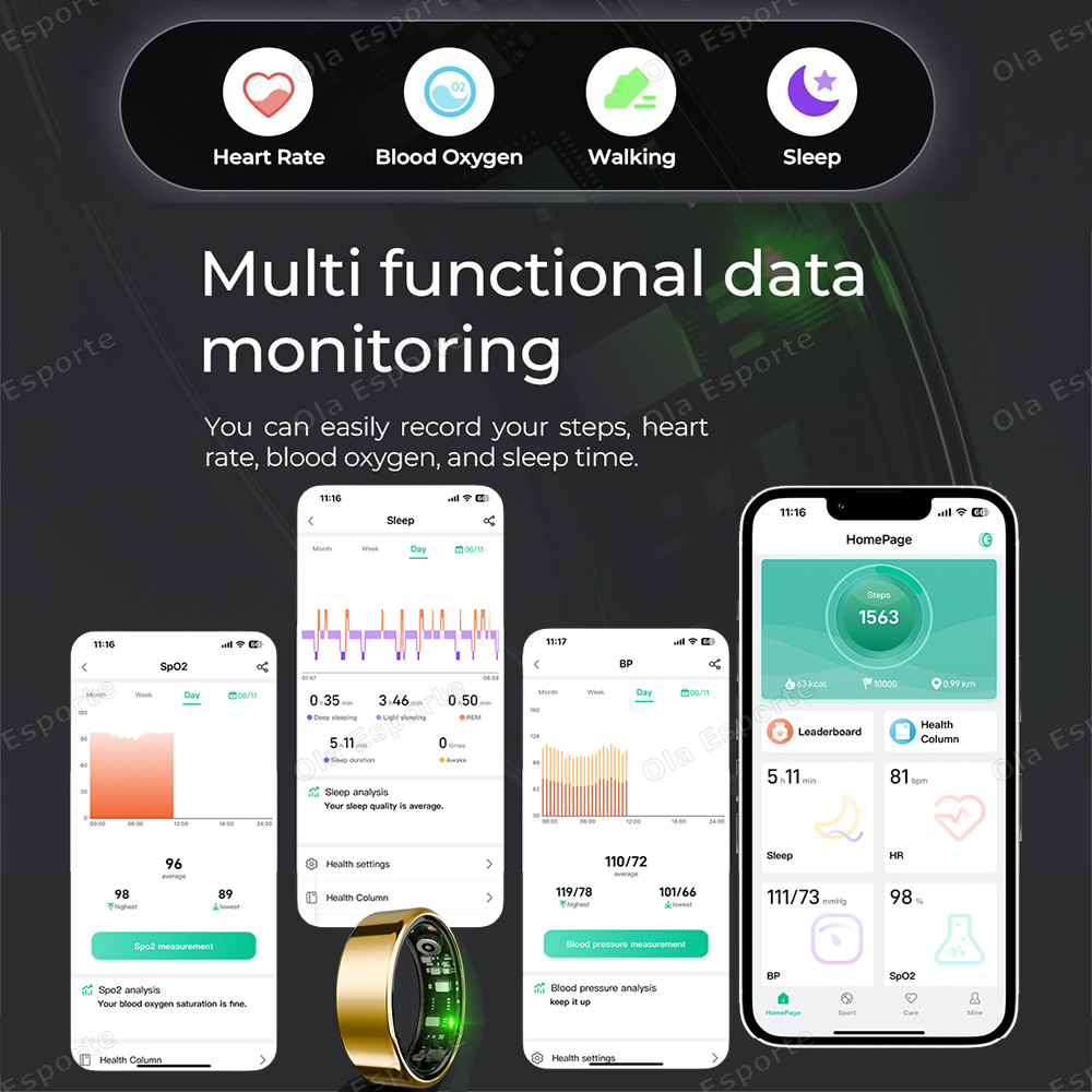 Смарт-кольцо R09 для мужчин и  – обзор и цена Temperature Ring Skin